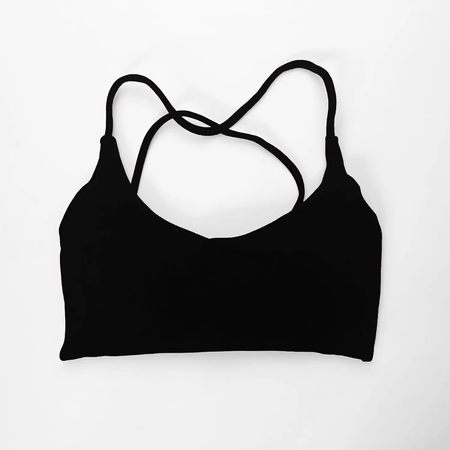 NCLAGEN Twist Back High Support Sports Bra – Seamless Push-Up Gym Top