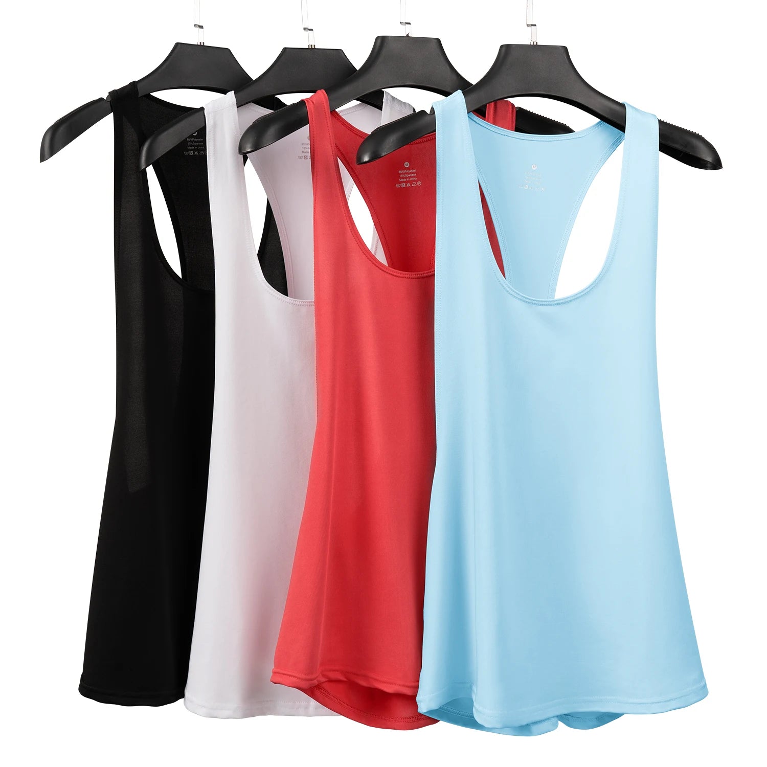 STOUREG Women's Workout Vest Sleeveless Quick Dry Fitness Top Gym Running Sports Shirt Athletic Breathable Slim Fit T-Shirt Acti