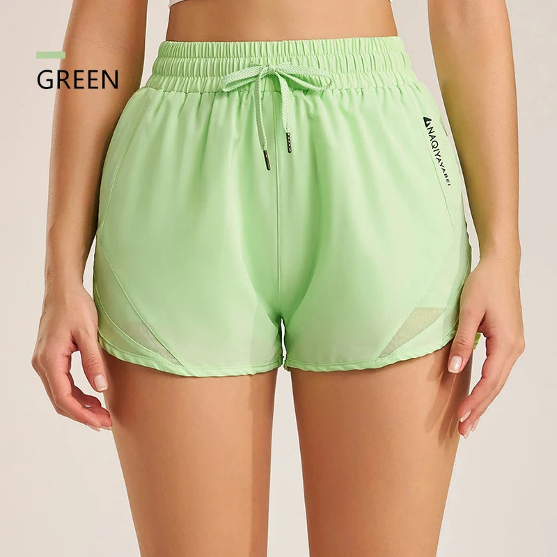 Women's Versatile Yoga & Running Shorts - High-Performance Gym Fitness Activewear