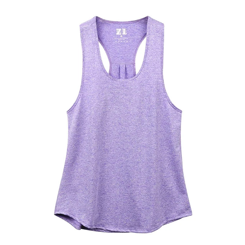 STOUREG Women Sleeveless Racerback Workout Yoga Tank Tops  Running Training Yoga Shirts Athletic Gym Fitness Sport Vest