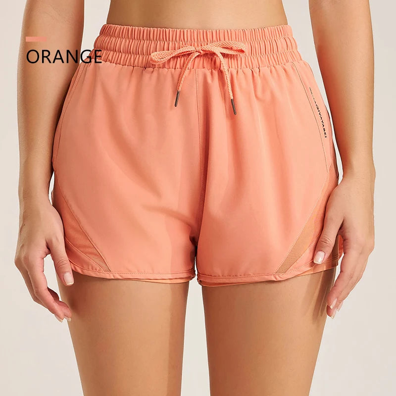 Women's Versatile Yoga & Running Shorts - High-Performance Gym Fitness Activewear