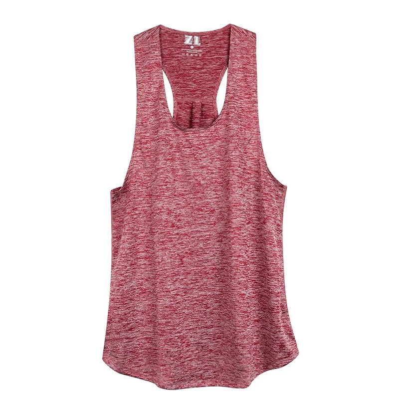 STOUREG Women Sleeveless Racerback Workout Yoga Tank Tops  Running Training Yoga Shirts Athletic Gym Fitness Sport Vest