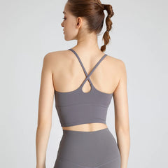 B-Fit QINACTIVE One-Shoulder Sports Bra – High Stretch & Comfy Fitness Wear for Women