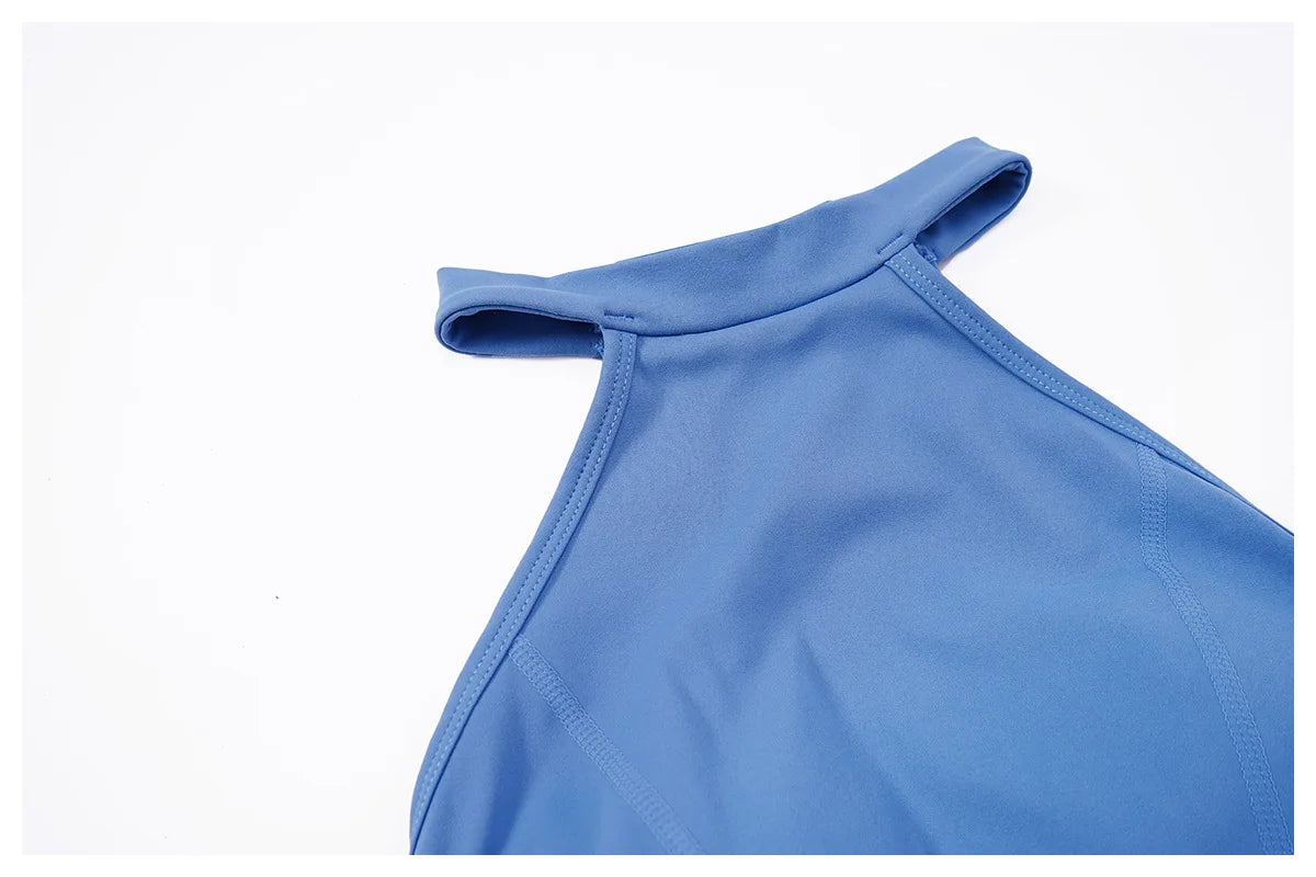 Ctenkevet Fitness Backless Bodysuit Women Gym Jumpsuit Woman Quick-Dry Yoga Clothes Short Workout Rompers Sports One-Piece Suit