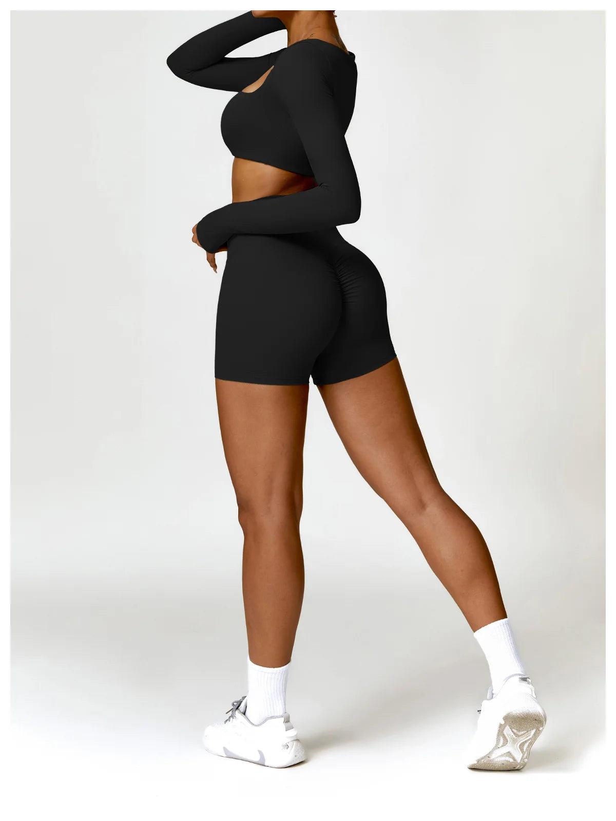 Ctenkevet High Waist Women Fitness Quick-Dry Sport Short Women Cycling Soft Training Shorts Jog High Waist Yoga Short Legging