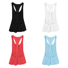 STOUREG Women's Workout Vest Sleeveless Quick Dry Fitness Top Gym Running Sports Shirt Athletic Breathable Slim Fit T-Shirt Acti