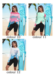 Women's UPF 50+ Sun Protection Shirt - Lightweight Long Sleeve Rash Guard