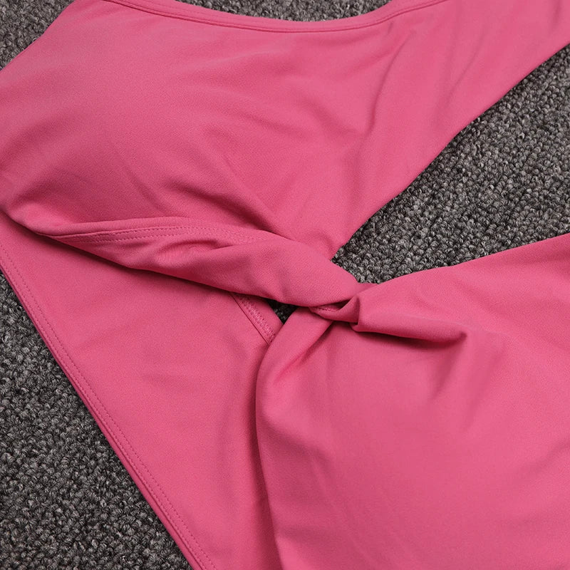 SOISOU Nylon Sexiest Bra Gym Sport Yoga Bra For Women Elastic Tight Breathable Chest Pad Removable Top Women Bikini 6 Colors