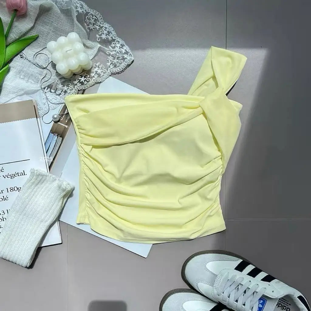 Women's One-Shoulder Shockproof High-Impact Yoga Bra