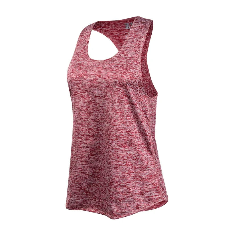 STOUREG Women Sleeveless Racerback Workout Yoga Tank Tops  Running Training Yoga Shirts Athletic Gym Fitness Sport Vest