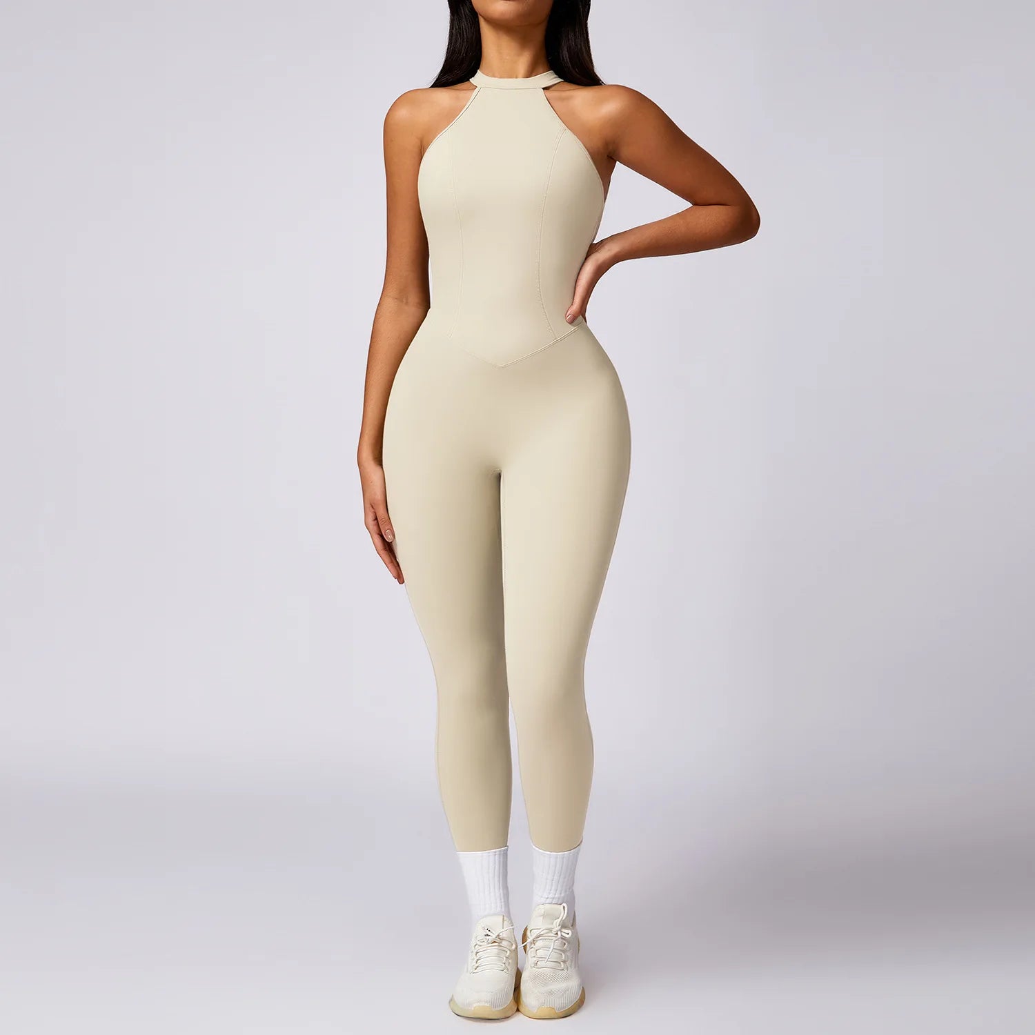 Ctenkevet Fitness Backless Bodysuit Women Gym Jumpsuit Woman Quick-Dry Yoga Clothes Short Workout Rompers Sports One-Piece Suit