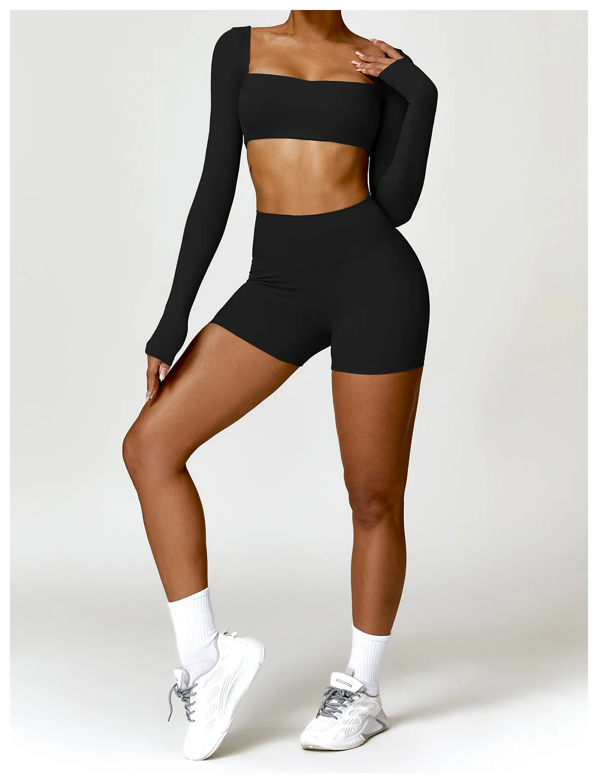 Ctenkevet High Waist Women Fitness Quick-Dry Sport Short Women Cycling Soft Training Shorts Jog High Waist Yoga Short Legging