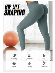 Tossy Ribbed Seamless Yoga Leggings for Women – High‑Waist Gym & Fitness Tights