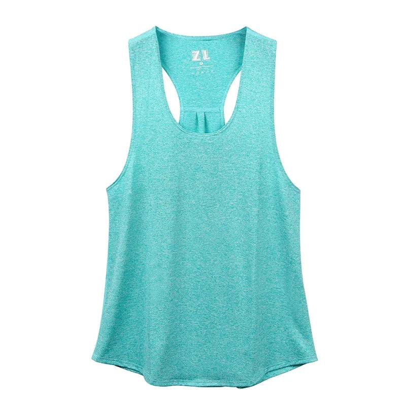 STOUREG Women Sleeveless Racerback Workout Yoga Tank Tops  Running Training Yoga Shirts Athletic Gym Fitness Sport Vest