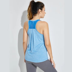 STOUREG Women's Sports Loose Fit Sleeveless T Shirt,Summer Quick Dry Running Fitness Shirt,Quick Dry Women's Fitness Tank Top