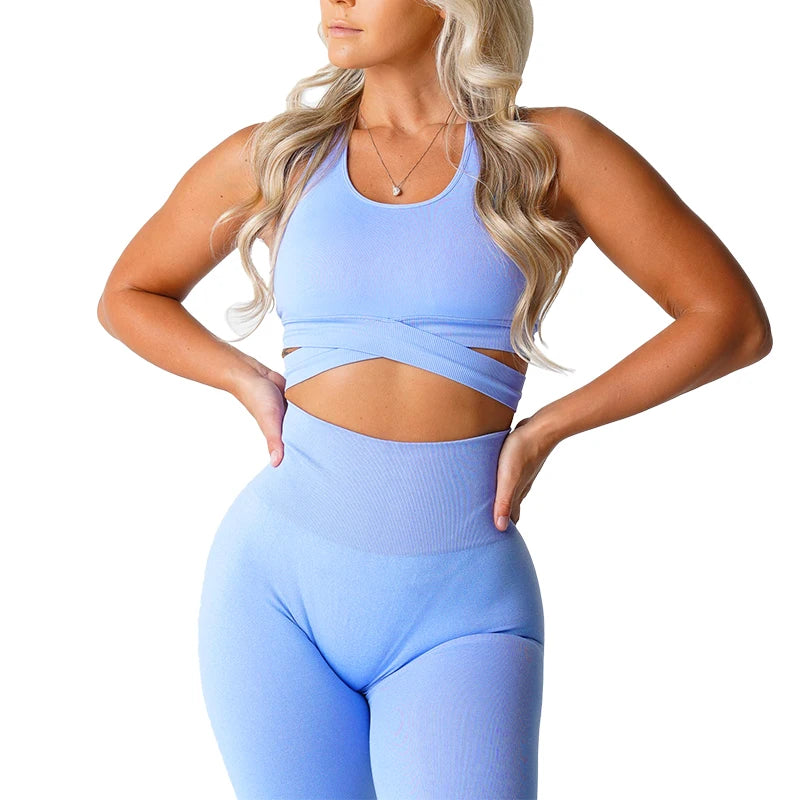 Sculpt Seamless Bra Top Spandex Woman Fitness Elastic Breathable Breast Enhancement Leisure Sports Underwear