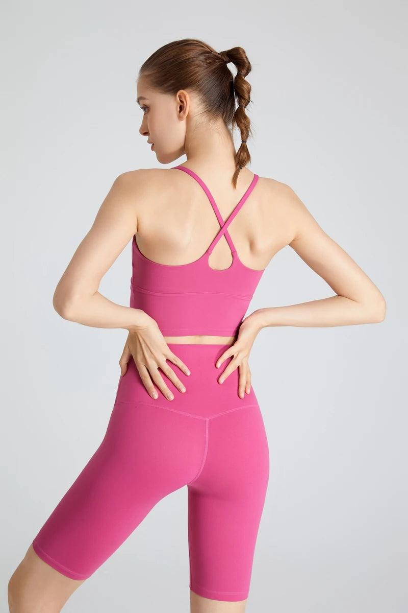B-Fit QINACTIVE One-Shoulder Sports Bra – High Stretch & Comfy Fitness Wear for Women