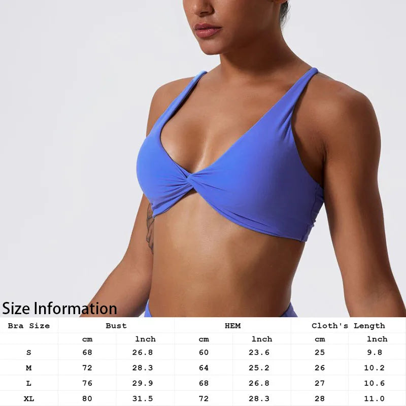 Ctenkevet Gym Sports Bra Women Push Up Workout Yoga Underwear Breathable Soften Crop Top Female Backless Fitness Bras