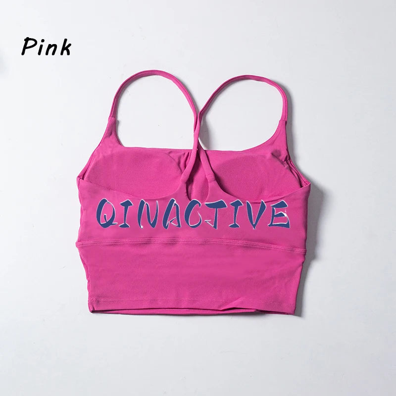 B-Fit QINACTIVE One-Shoulder Sports Bra – High Stretch & Comfy Fitness Wear for Women
