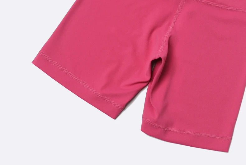SOISOU Nylon Women's Shorts Gym Yoga Shorts Leggings High Waist Elastic Tight Breathable No Awkward Lines Women's Cycling Shorts