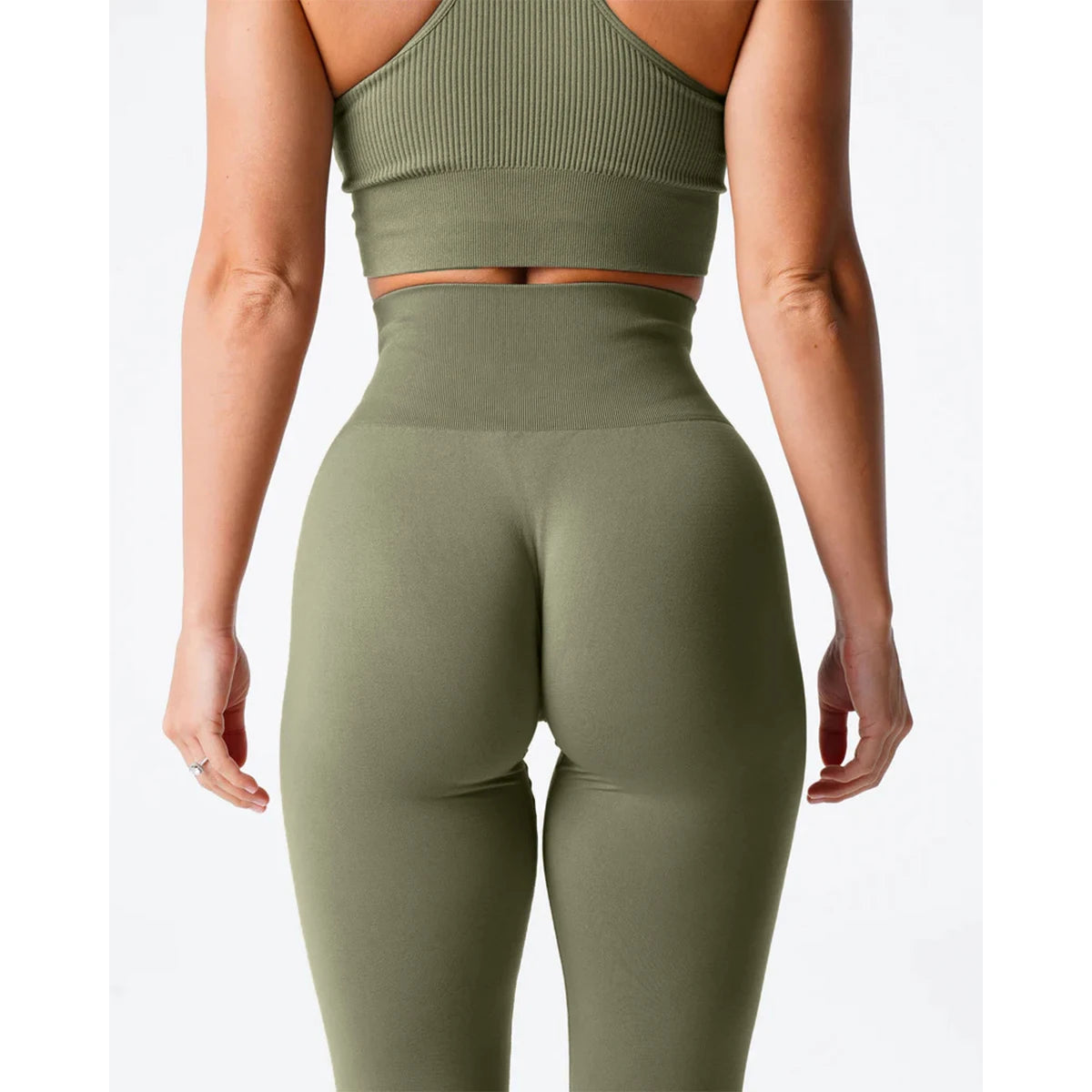 TKITK Solid Leggings Women Seamless Sports  Scrunch Bum Tights cycling shark pants Yoga shorts Gym navigation nv Workout wear