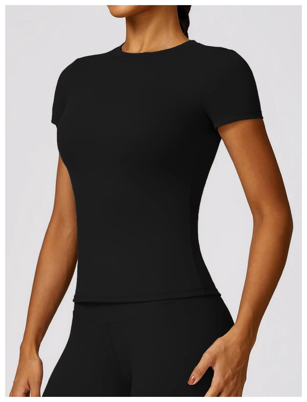 Women’s Slim Fit Sports Top – Breathable, Flexible & Workout Ready