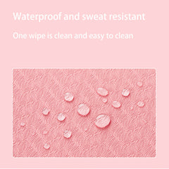 TPE eco-friendly yoga mat with strap, non-slip mat for women’s home fitness and Pilates.