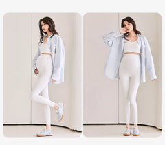 Popular Maternity Belly Support Leggings - Spring & Summer Pregnancy Pants