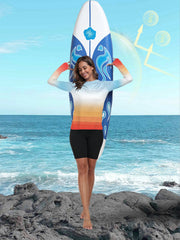 Women's UPF 50+ Sun Protection Shirt - Lightweight Long Sleeve Rash Guard