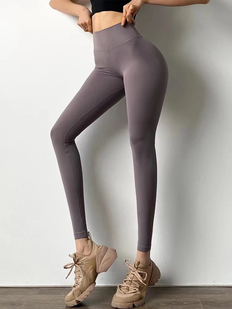 QINACTIVE Nylon Gym Yoga Pants Women Leggings For Fitness High Waist Long Pants Women Hip Push UP Tights Women