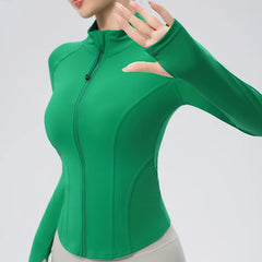 Tight-Fitting Yoga Sports Jacket | Running Fitness Top | Befit