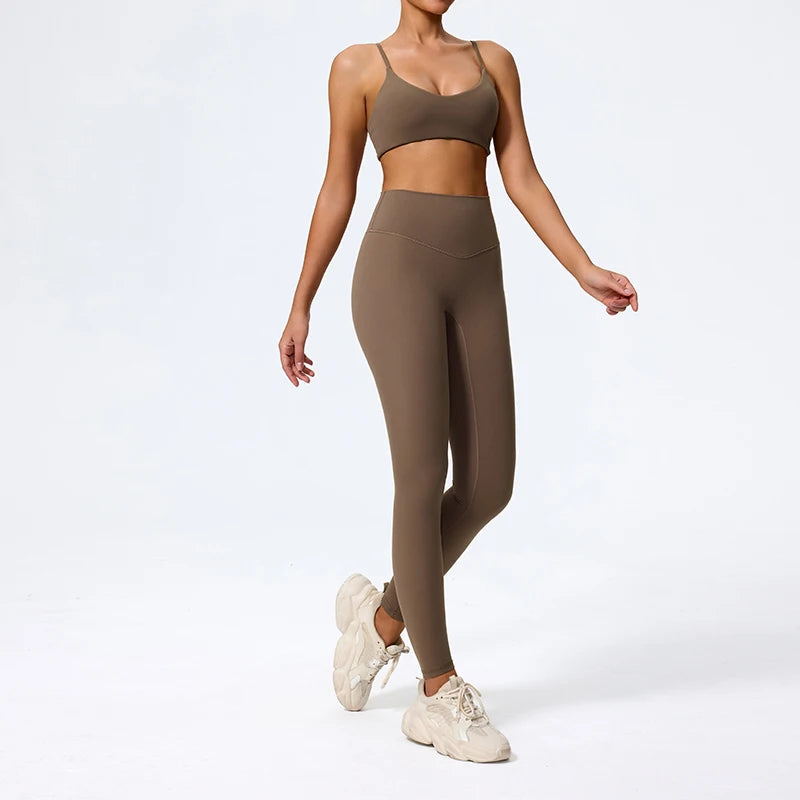 Women's 2Pcs Sleeveless Yoga Set | Breathable Gym Sportswear | Befit